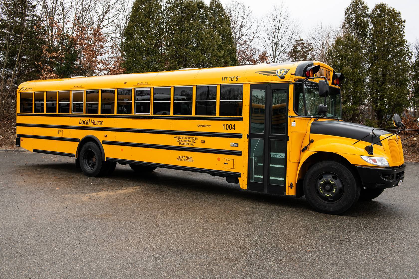 Large School Bus 50 Passenger Local Motion Of Boston