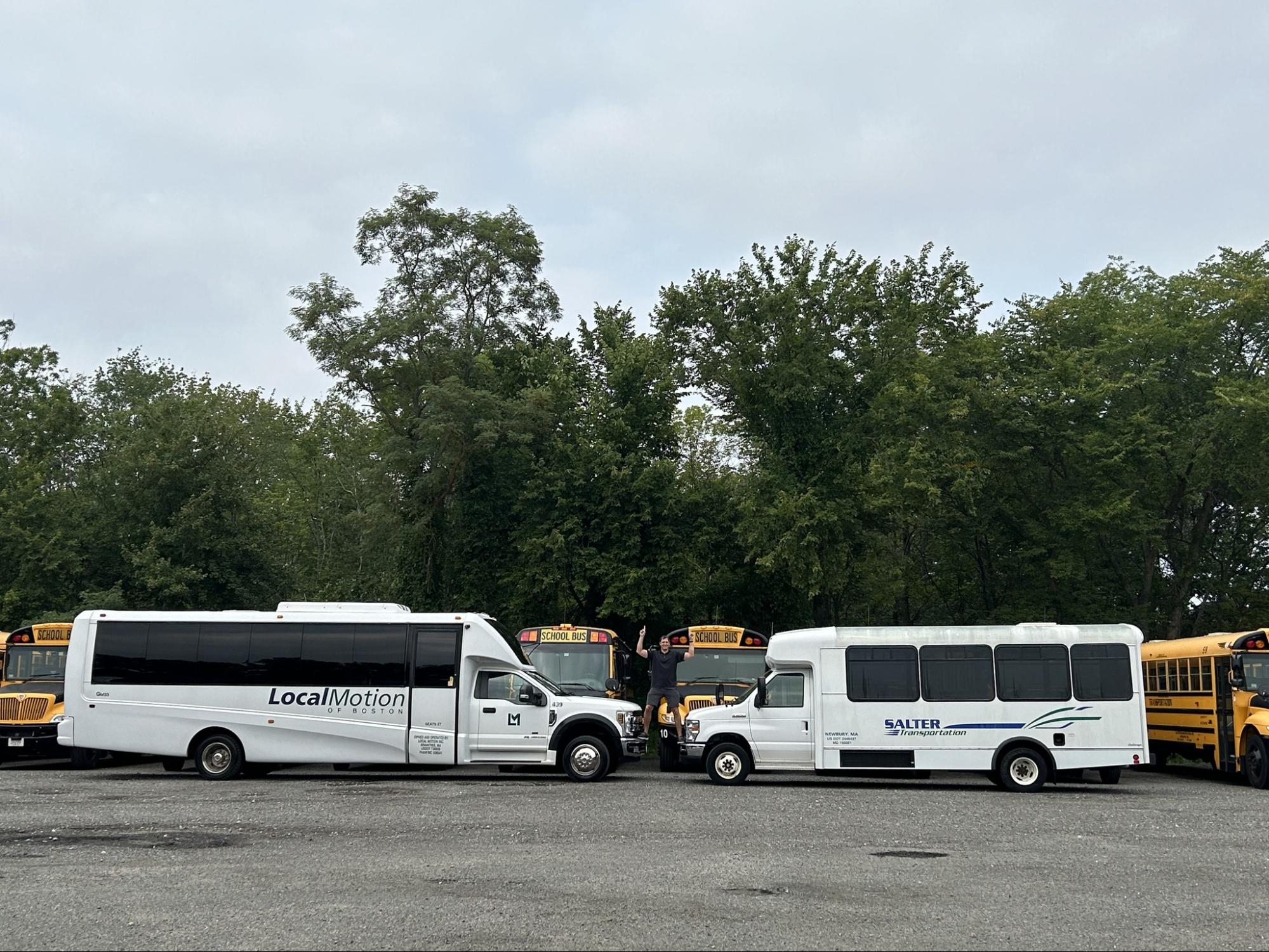 Group transportation Boston — charter bus rental for winter events with Local Motion of Boston