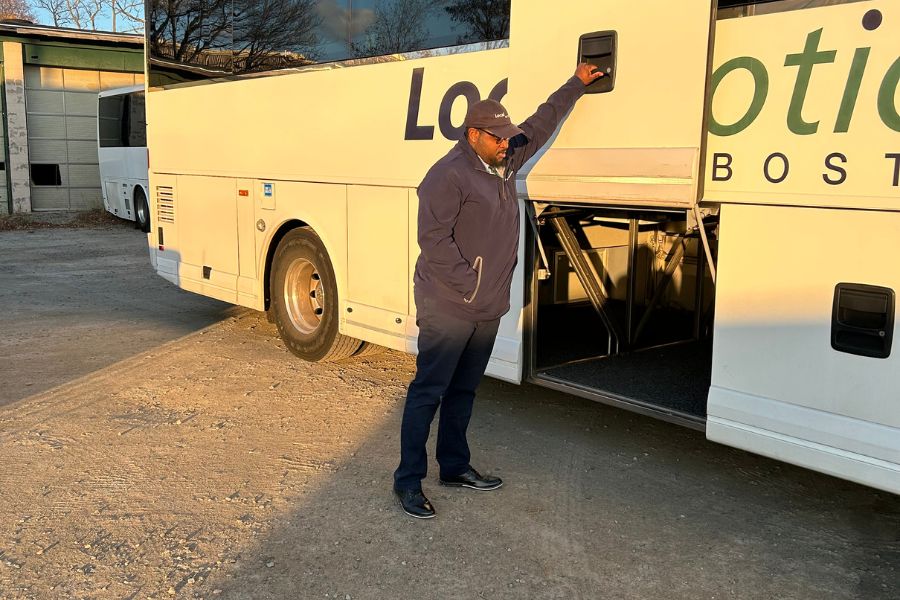 Charter Bus Rentals in Brookline