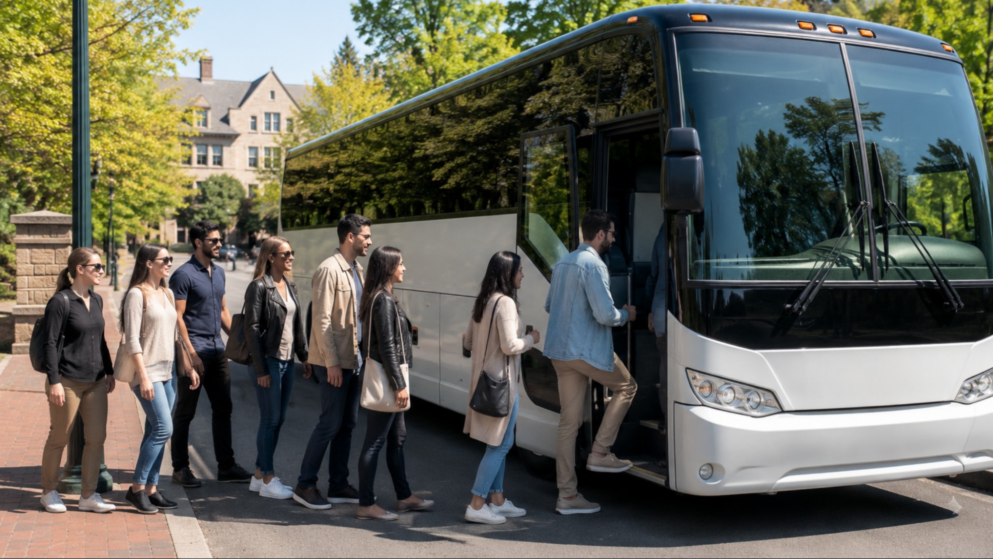 Charter Bus Rentals for Groups and Events